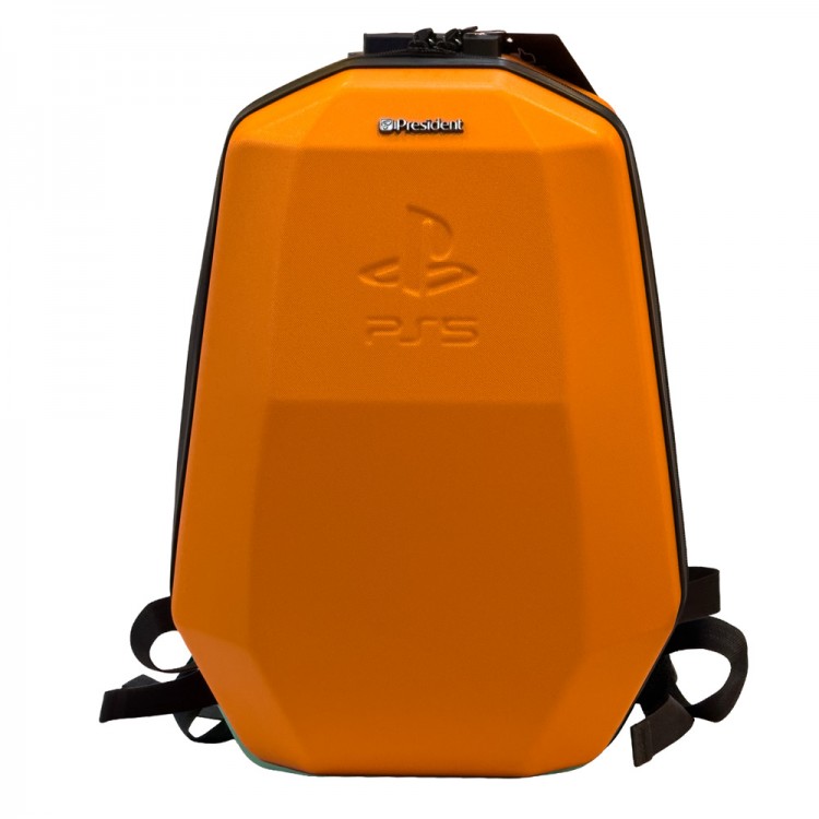 کیف-پرزیدنت-نارنجی-750x750 کیف کوله پشتی پلی استیشن ۵ اسلیم نارنجی President PS5 Slim Bag - Orange - تصویر 1